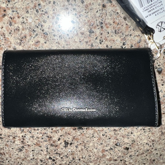 Christian Lacroix Black Wallet with Gold Logo - Picture 5 of 5